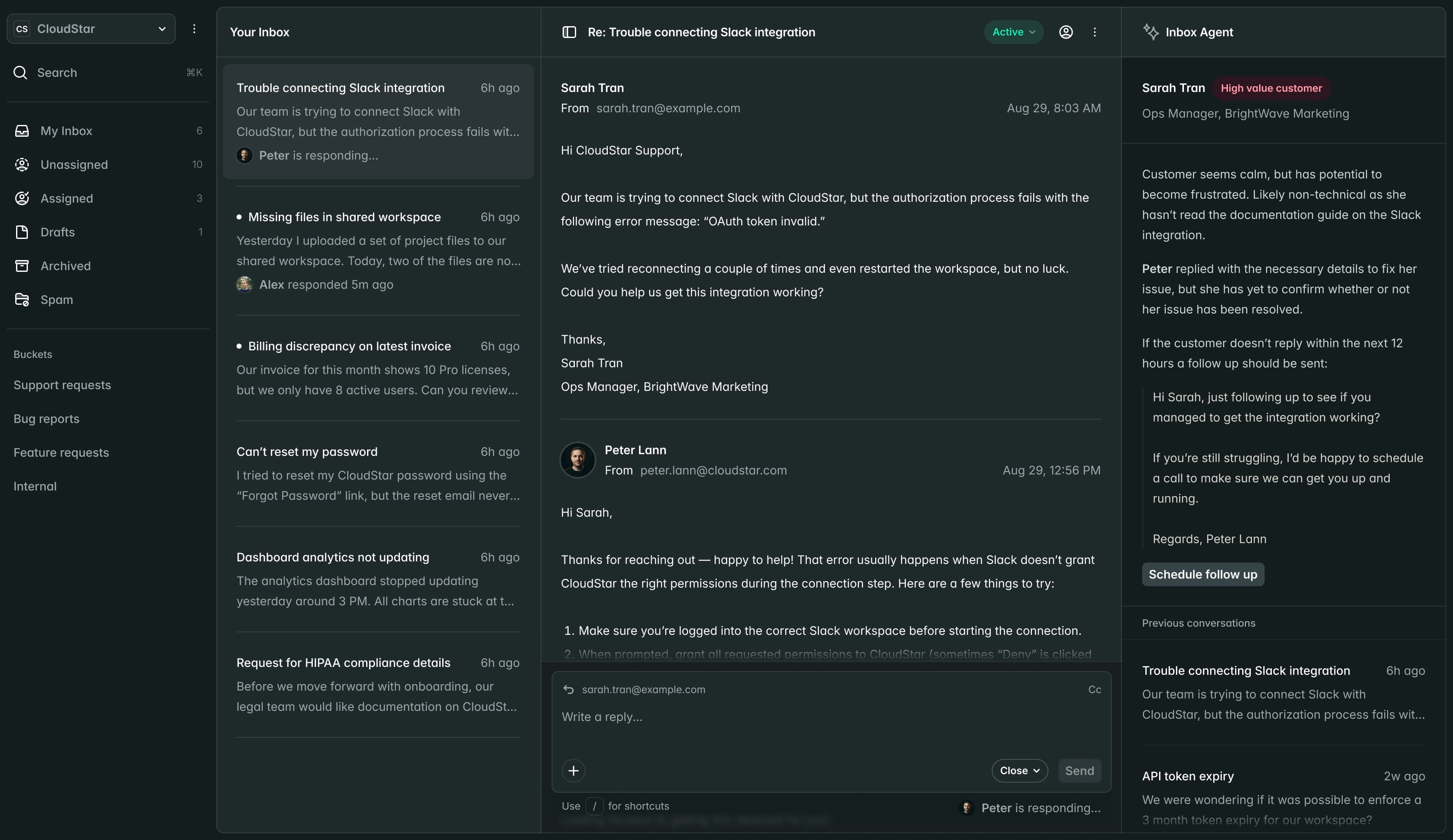 AI SEO dashboard screenshot